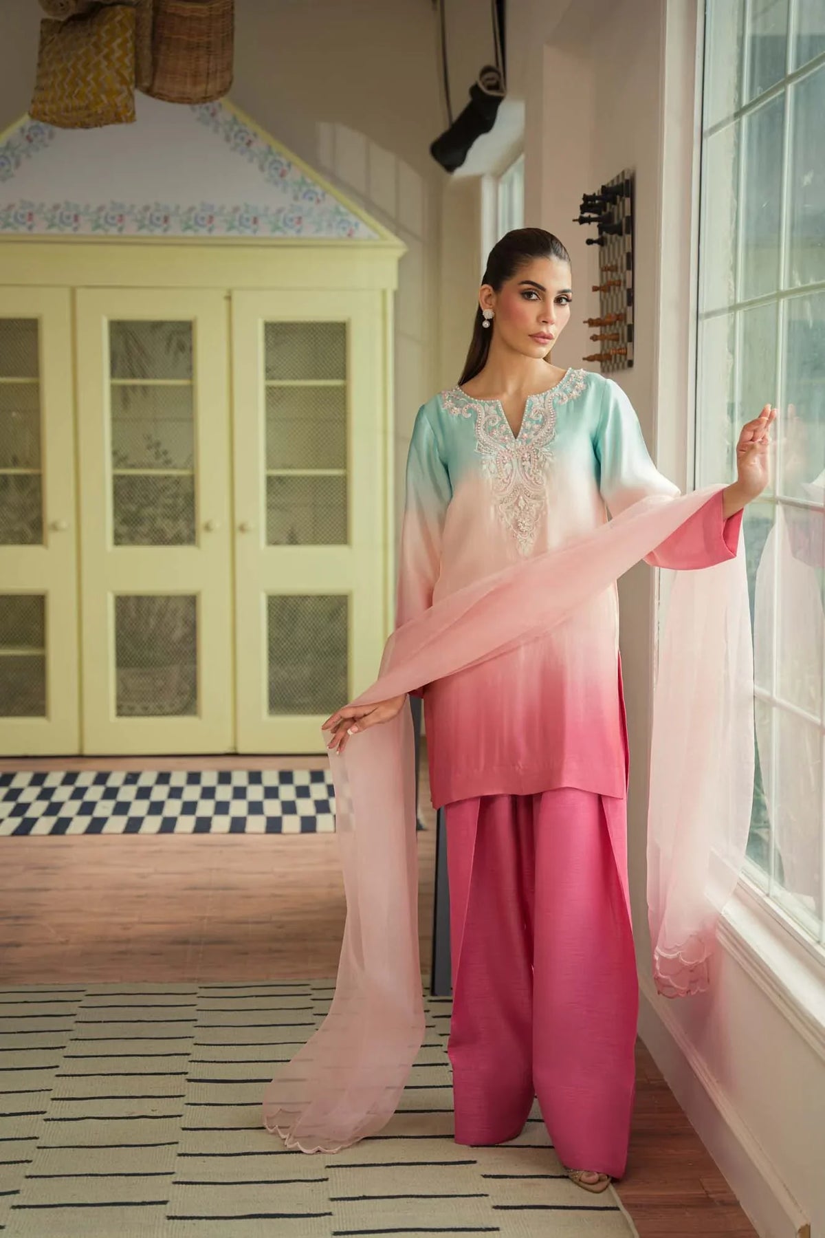 Zinia formal farshi shalwar by Uzman Yasen