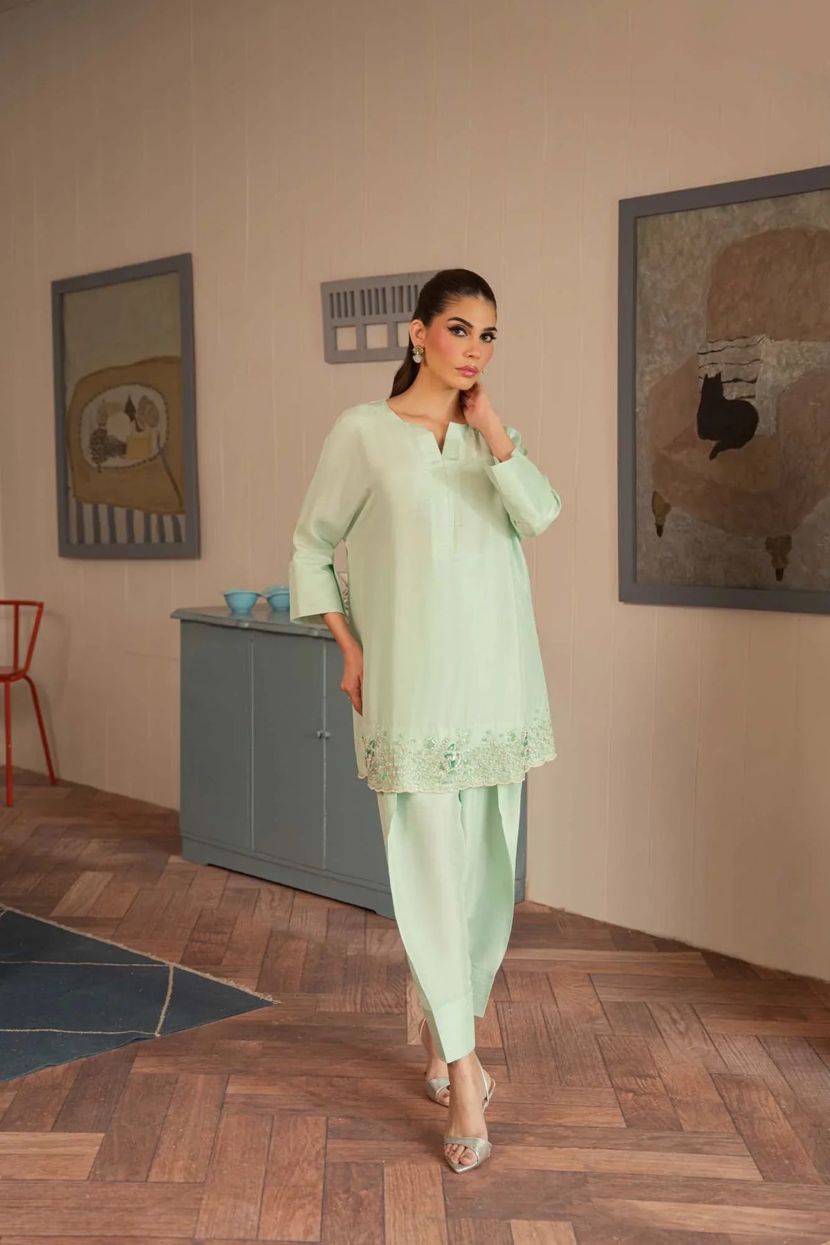 Jade luxury pret ensemble by Uzman Yasen