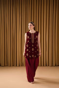 Freeshia formal farshi shalwar by Uzman Yasen