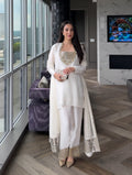 Zamil farshi shalwar for Nikkah and festive wear by Uzman Yasen