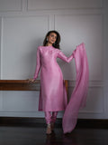 Pink casual pret ensemble by Uzman Yasen